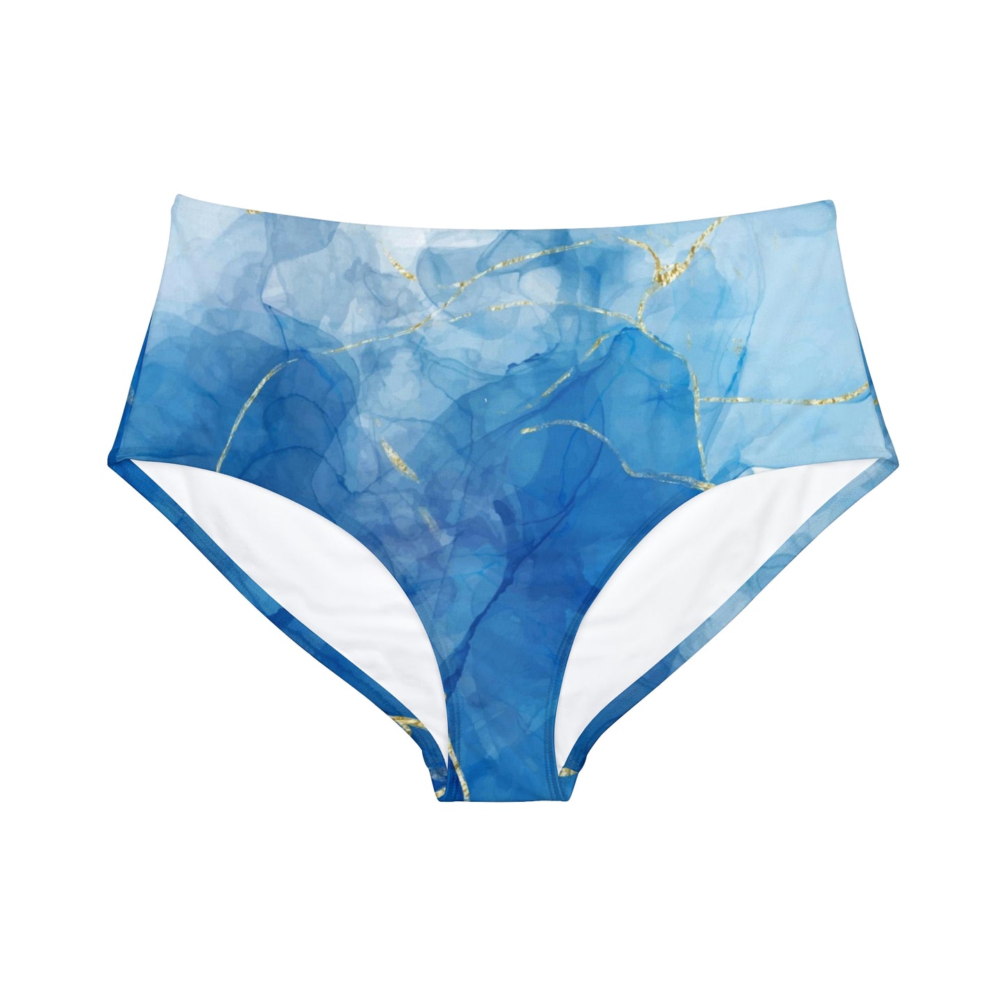 Bottom Time™ Eco-Friendly Recycled High-Waisted Bikini, Bubbles, Sets