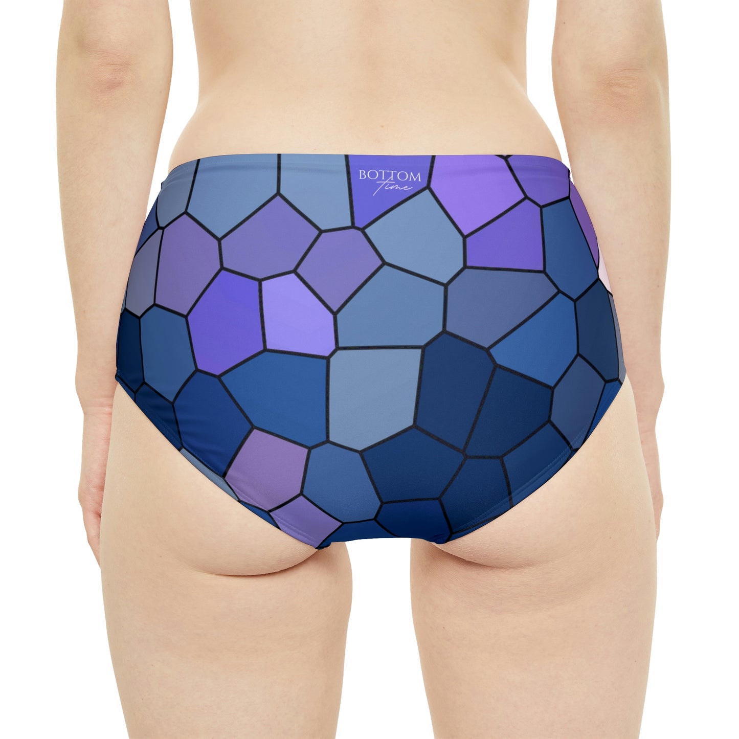 Bottom Time™ Eco-Friendly Recycled High-Waisted Bikini, Mosaic