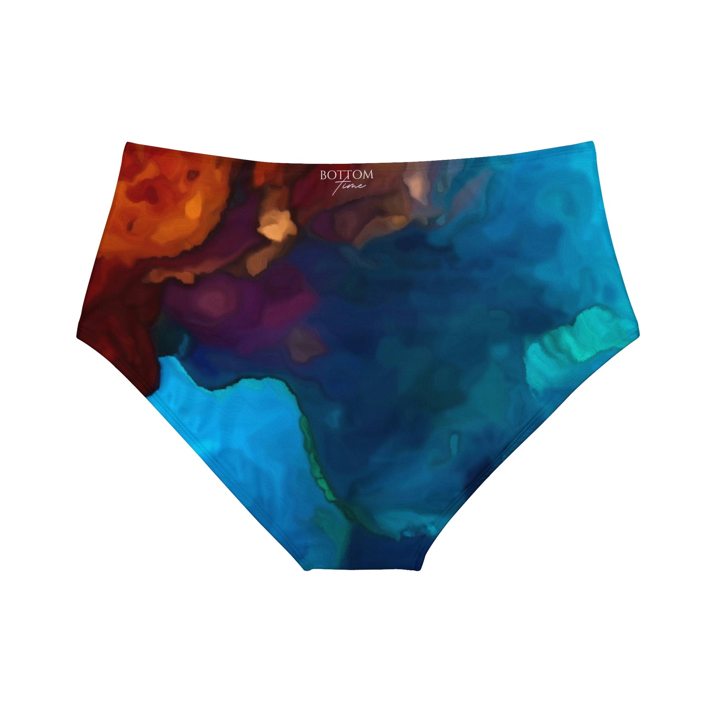 Bottom Time™ Eco-Friendly Recycled High-Waisted Bikini, Cave