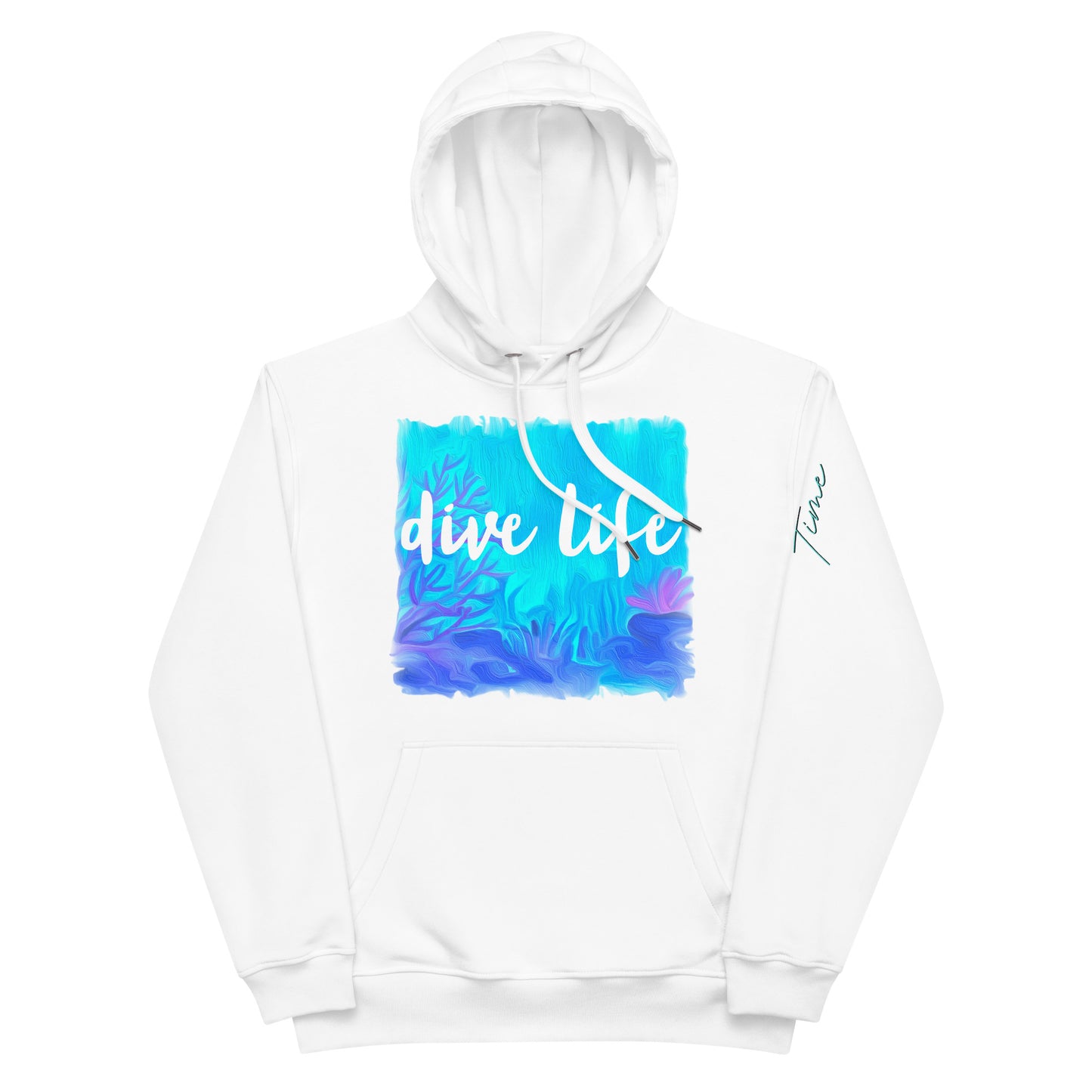 Bottom Time™ Eco-Friendly Unisex Hoodie, Scuba Diver,