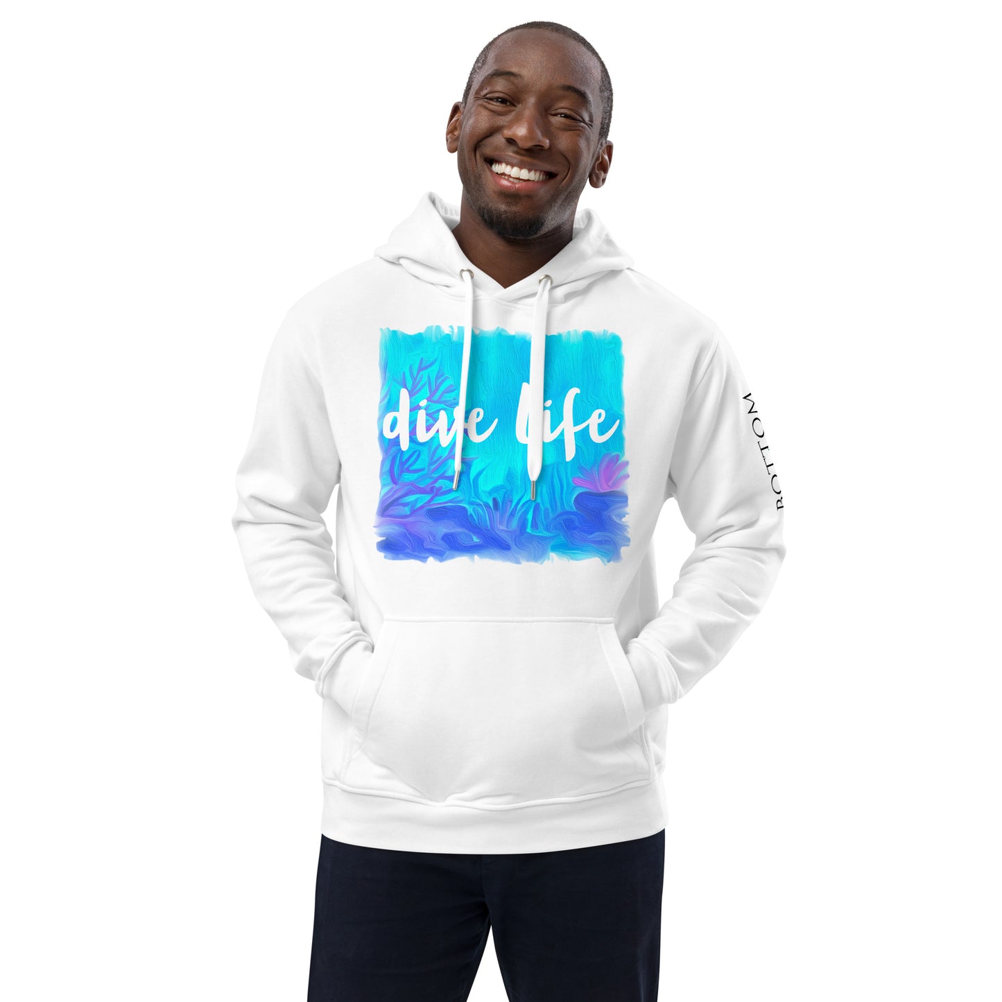 Bottom Time™ Eco-Friendly Unisex Hoodie, Scuba Diver,