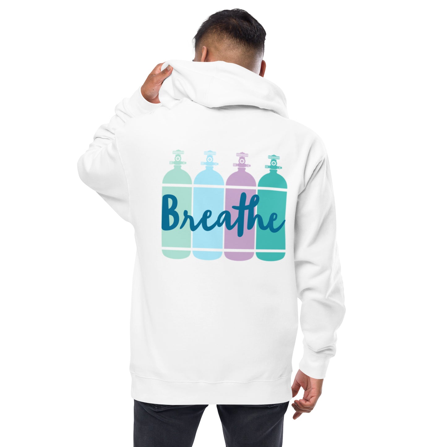 Bottom Time™ Eco-Friendly Unisex Hoodie, Scuba Diver, Just One More Dive