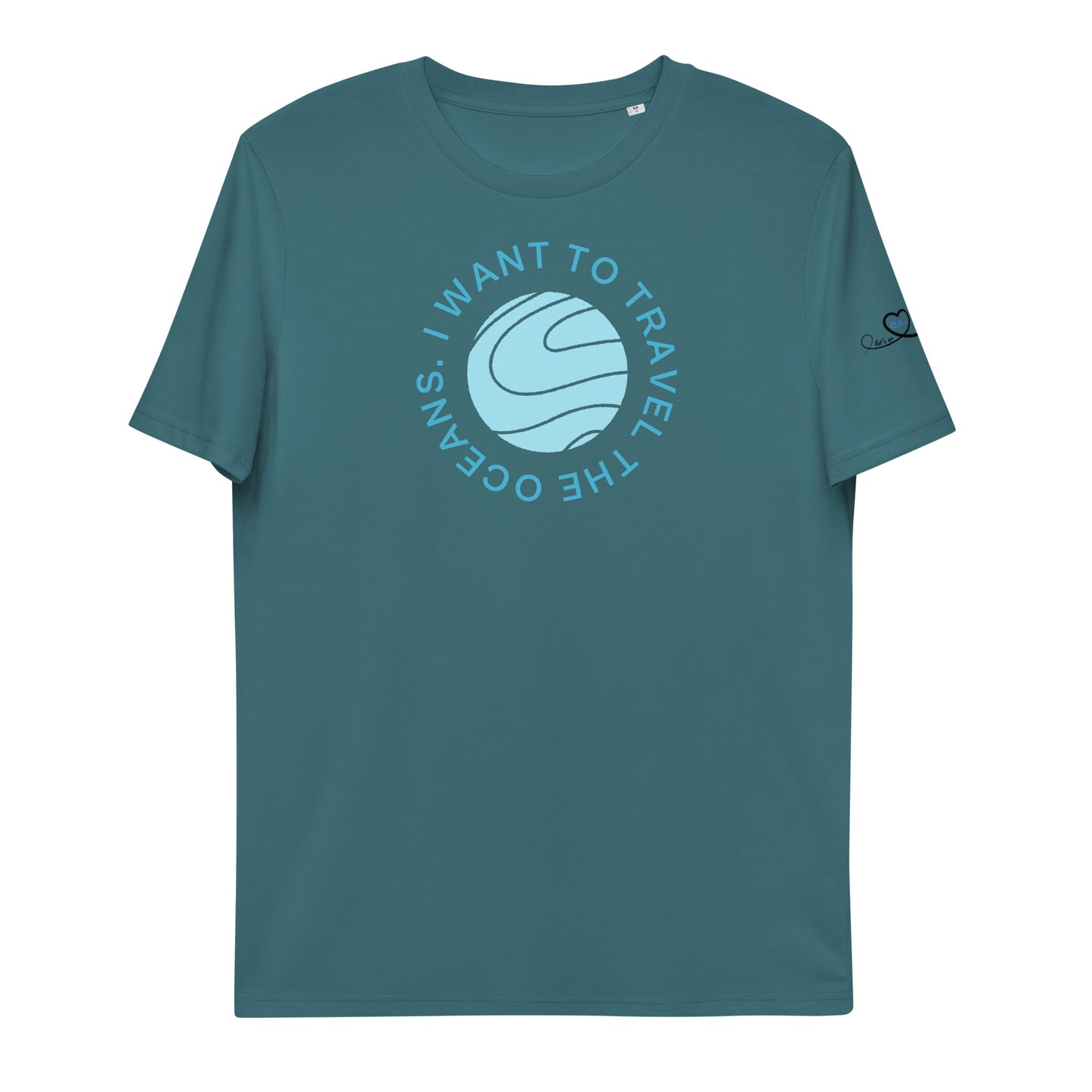 Bottom Time™ Eco-Friendly  organic cotton t-shirt, Travel