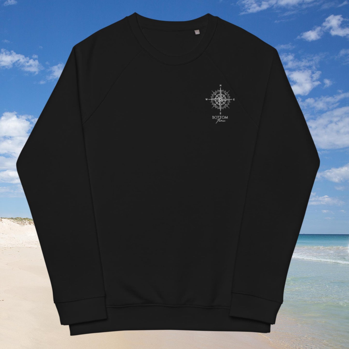 Bottom Time™ Eco-Friendly, Unisex Sweatshirt, Scuba Diver, Compass