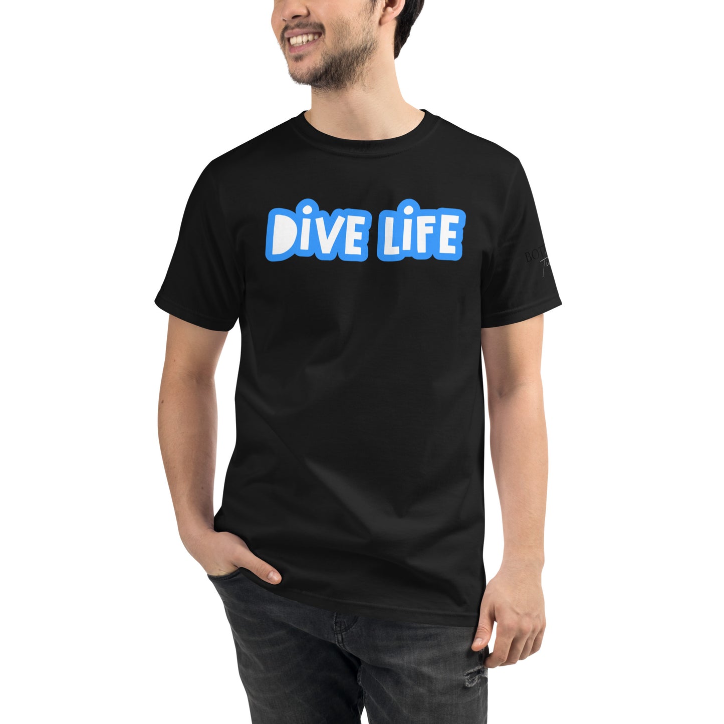 Bottom Time™ Eco-Friendly Unisex Organic Scuba Diver t-shirt,