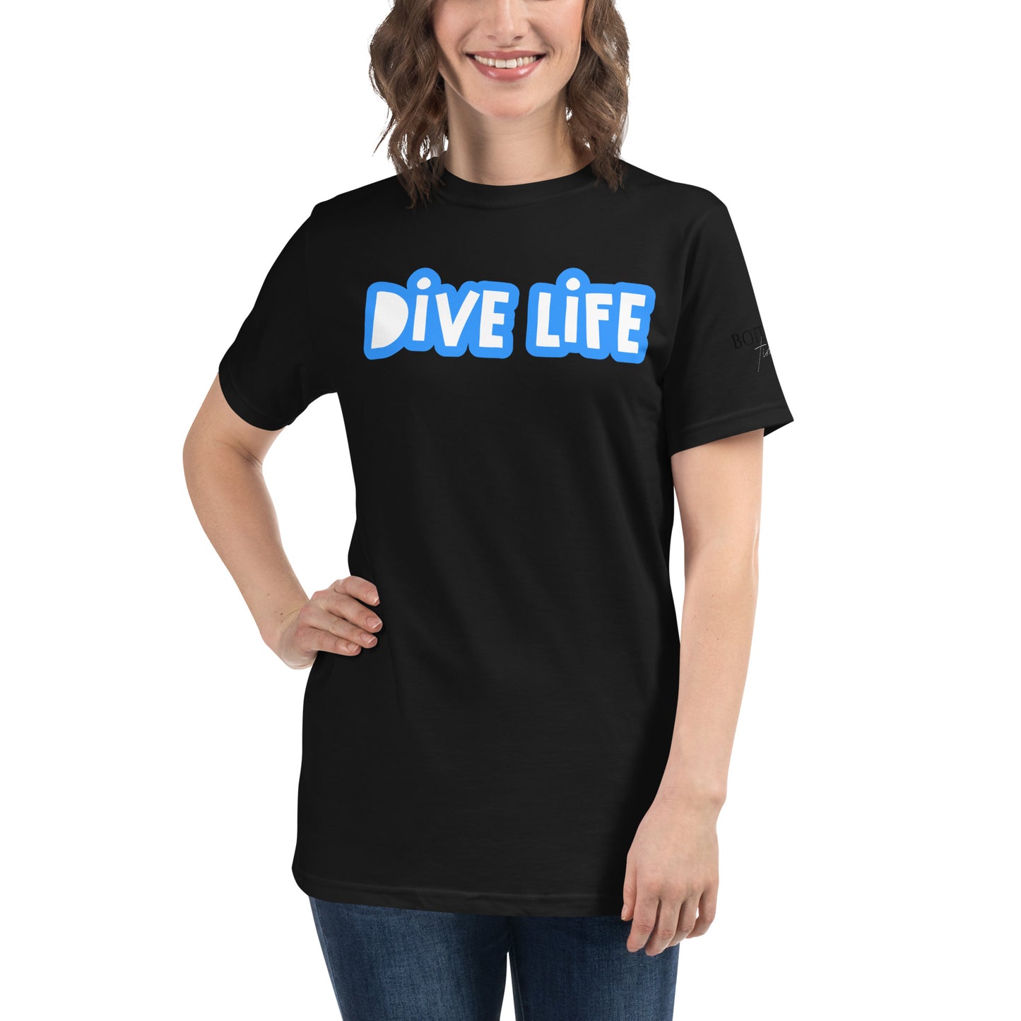 Bottom Time™ Eco-Friendly Unisex Organic Scuba Diver t-shirt,