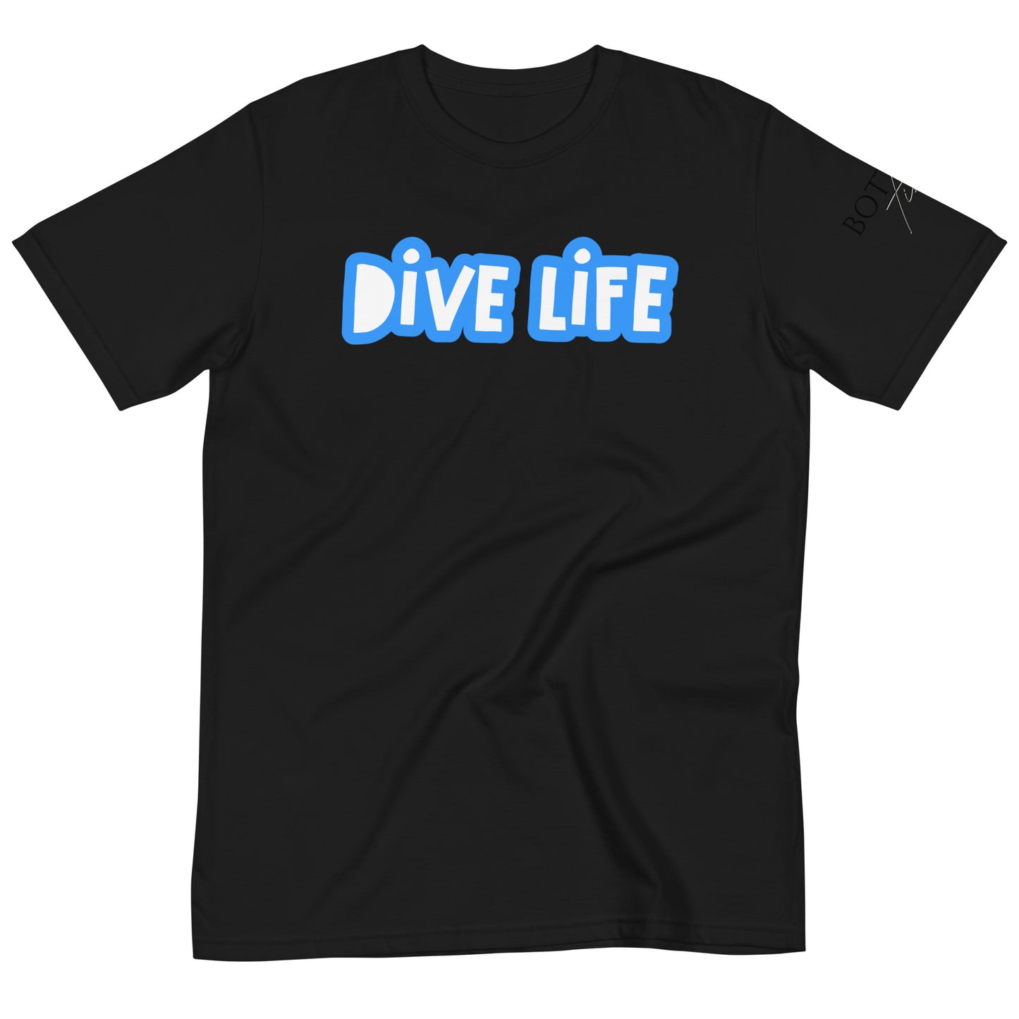 Bottom Time™ Eco-Friendly Unisex Organic Scuba Diver t-shirt,