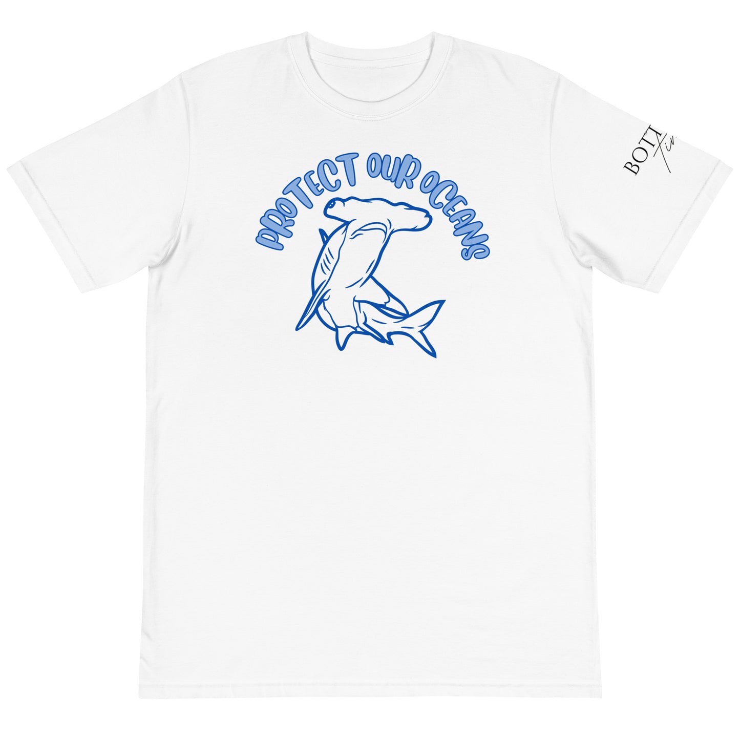 Bottom Time™ Eco-Friendly Organic T-Shirt Scuba Diver, Protect our oceans