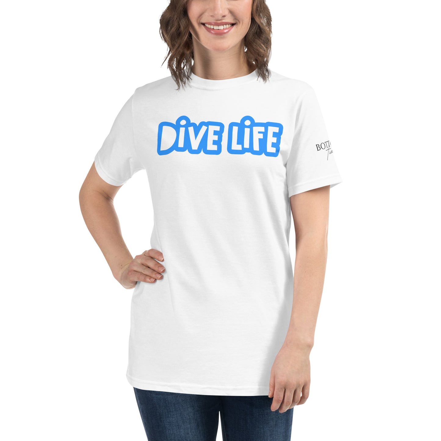 Bottom Time™ Eco-Friendly Unisex Organic Scuba Diver t-shirt,