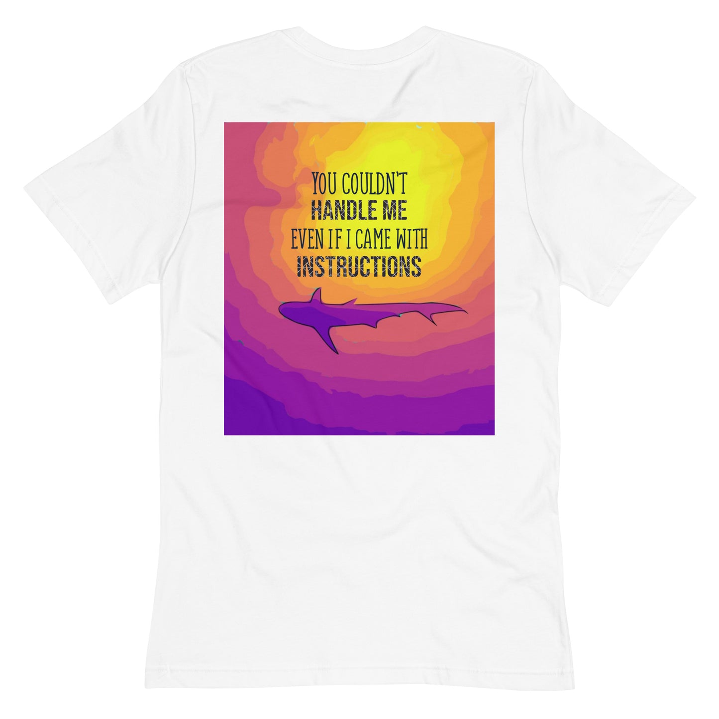 Bottom Time™ Eco-Friendly organic cotton t-shirt, travel shirt, scuba diver, shark