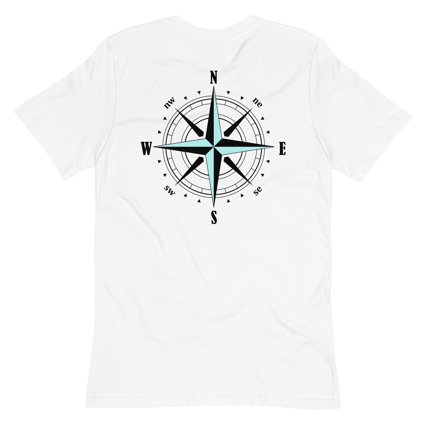 Bottom Time™ Eco-Friendly organic cotton t-shirt, travel shirt, scuba dive, compass