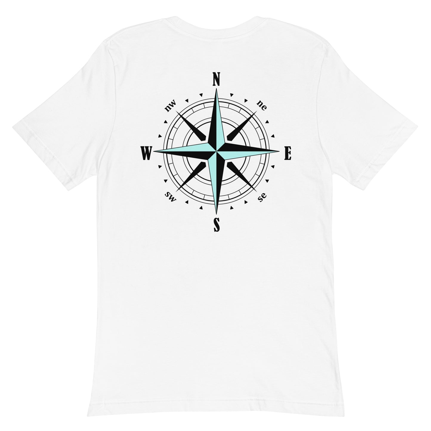 Bottom Time™ Eco-Friendly organic cotton t-shirt, travel shirt, scuba dive, compass