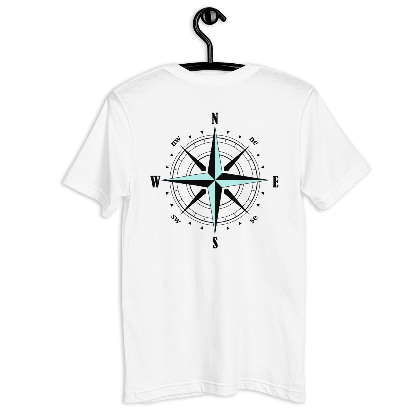 Bottom Time™ Eco-Friendly organic cotton t-shirt, travel shirt, scuba dive, compass