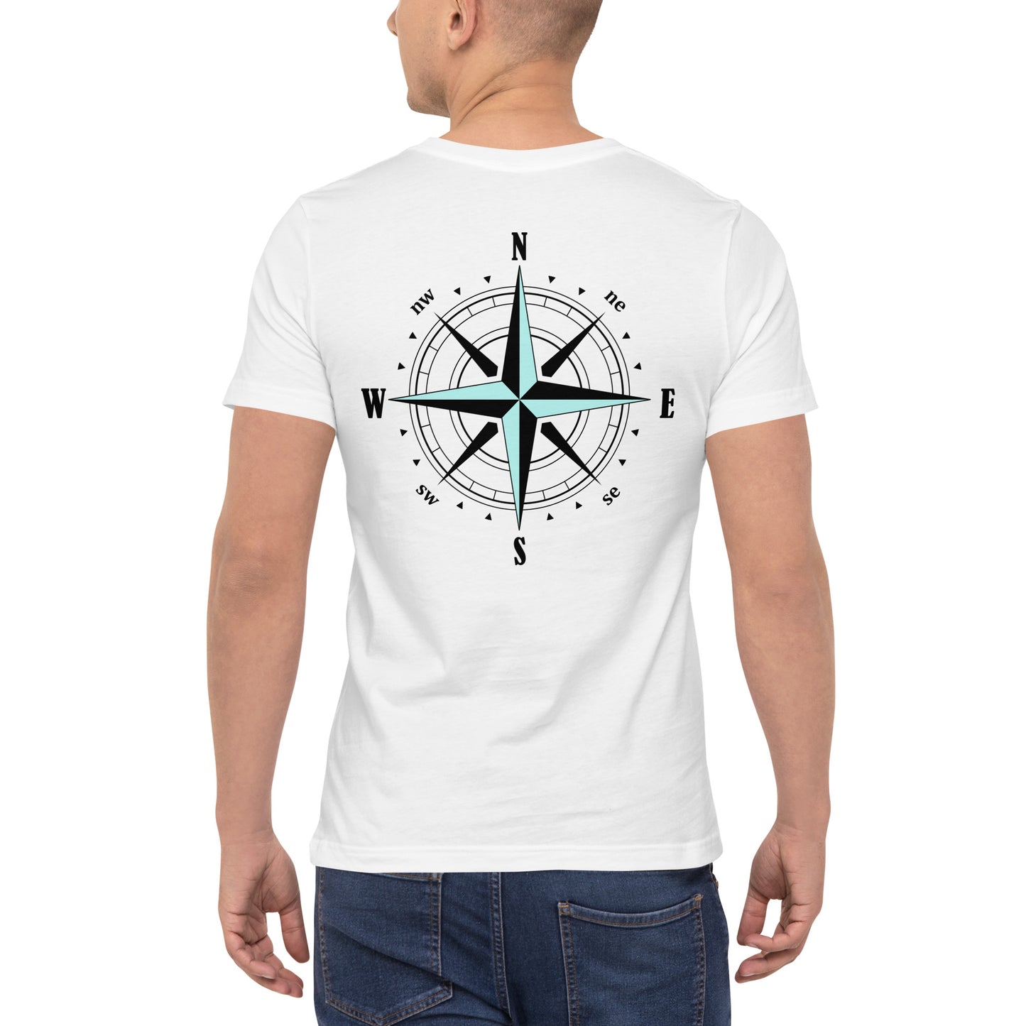 Bottom Time™ Eco-Friendly organic cotton t-shirt, travel shirt, scuba dive, compass