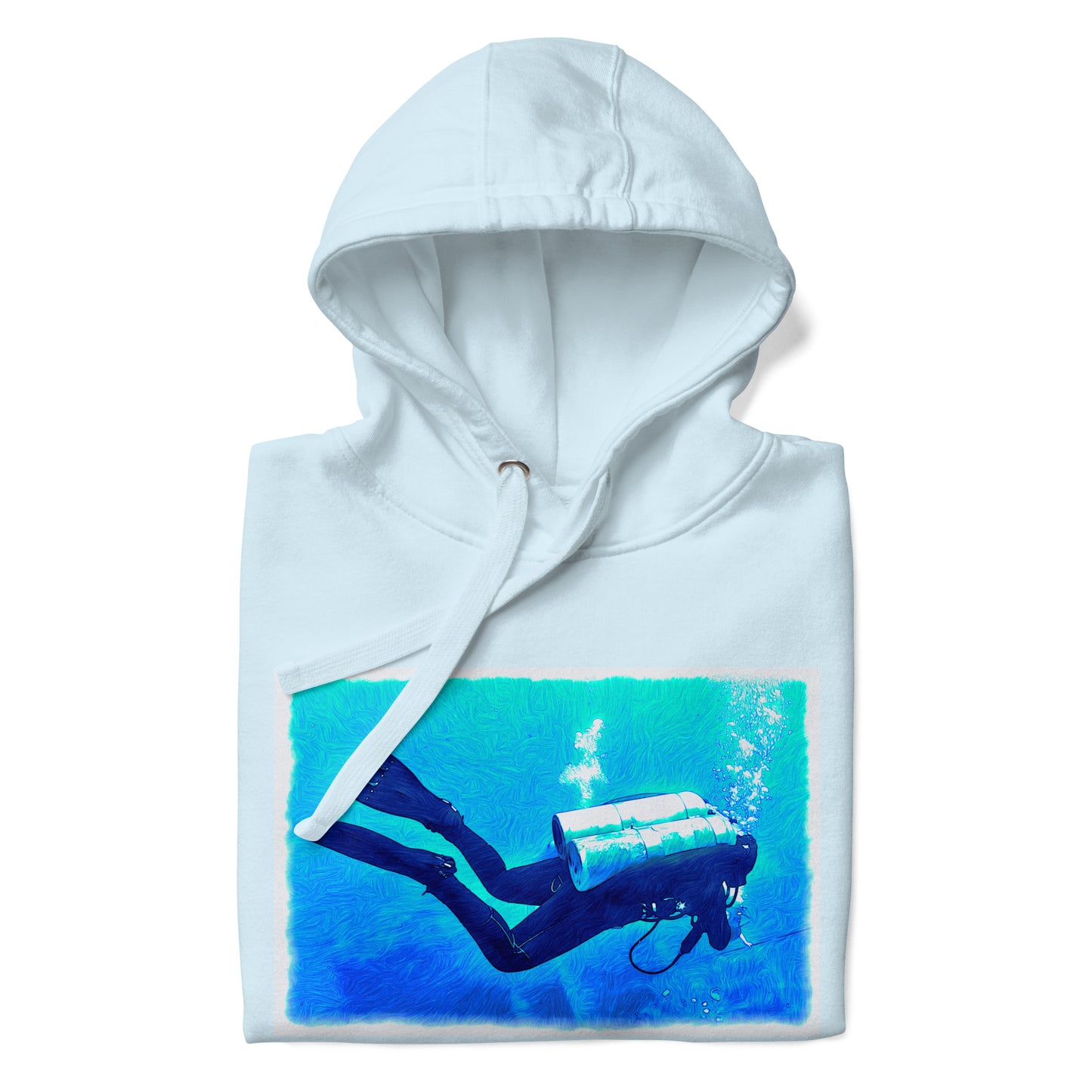 Bottom Time™ Eco-Friendly Unisex Hoodie, scuba diver, ocean