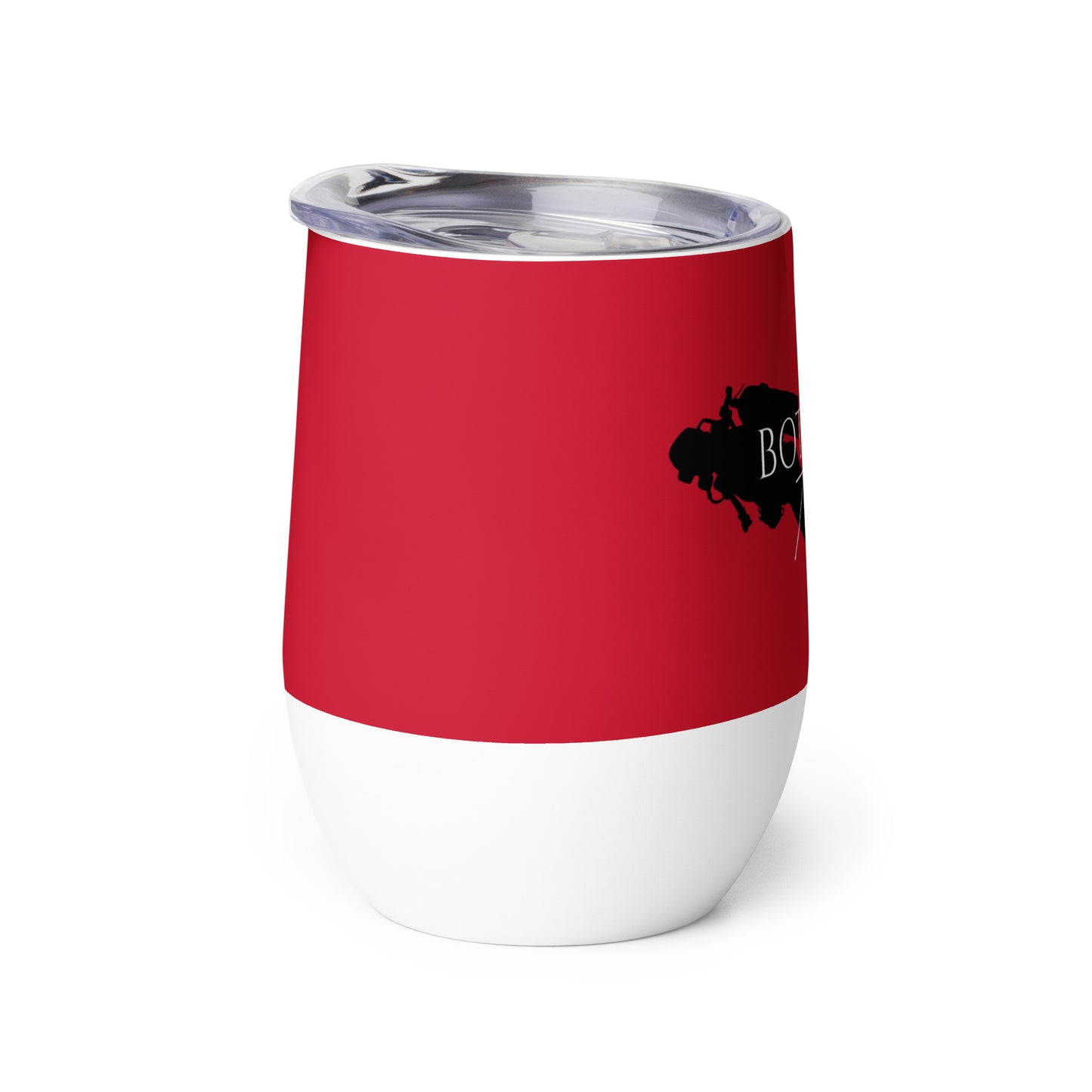 Bottom Time™ wine tumbler, scuba diver