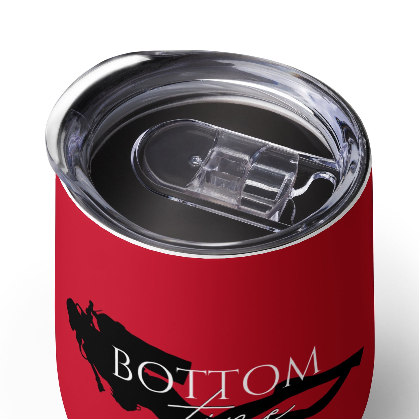 Bottom Time™ wine tumbler, scuba diver