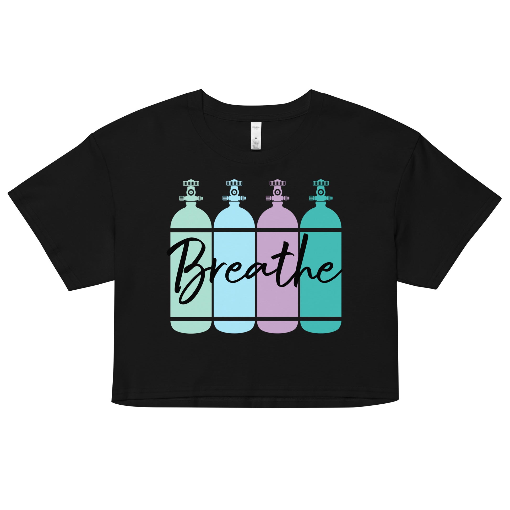 Scuba Diving Shirt, Breath, cropped t shirt