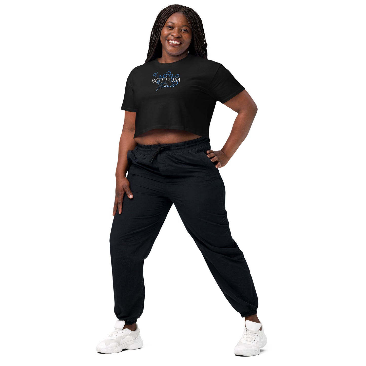 Bottom Time™ Eco-Friendly Women’s crop top, Women Scuba Diver