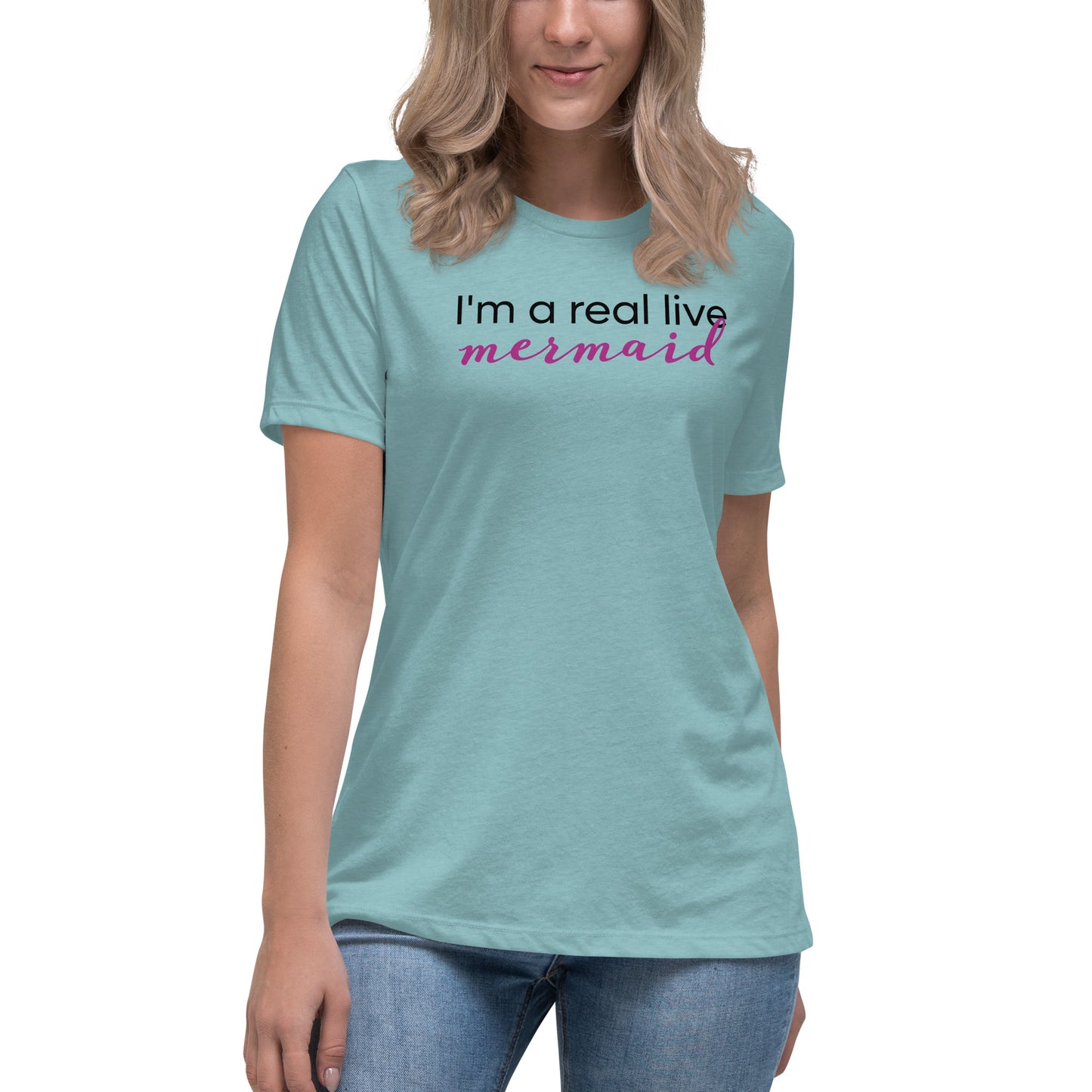 Bottom Time™ Eco-Friendly Women's Relaxed T-Shirt, Mermaid